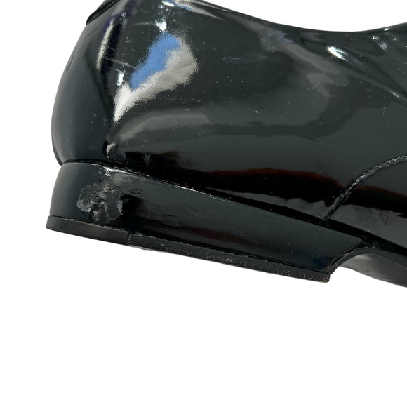 BRUNO MAGLI PARKER LACE UP SQUARE TOE BLACK PATENT LEATHER TUXEDO SHOE main image 5